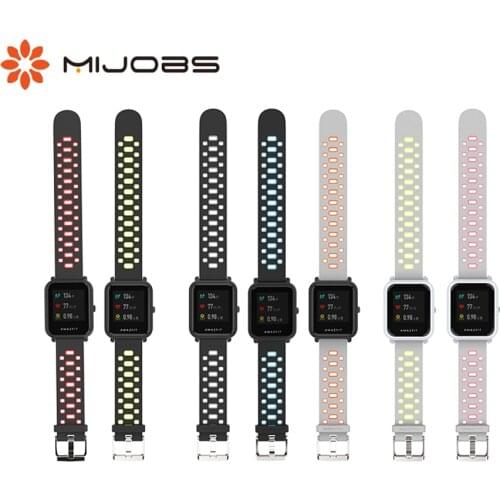 20mm Sports Watch Band for Amazfit GTS Silicone Wrist Strap for Xiaomi Huami Amazfit Bip BIT Lite Bracelet Accessorries