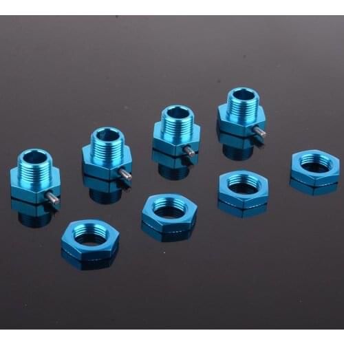 4PCS 1:8 HSP 17mm Wheel Rim Hex Mount Hub Cover &Pin 81011 81212 For RC 1/8 80121