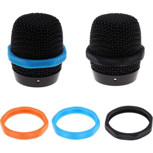 5pcs Microphone Slip Anti-Rolling Protection Ring Mic Silicone Ring Protect Microphone from Shocks Bumps and Falls