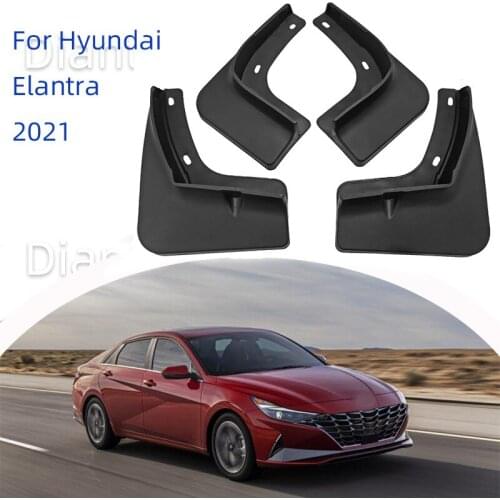 For Hyundai Elantra 2021 Car Mudguard Anti-splash Anti-Fouling Front Rear Fender Accessories