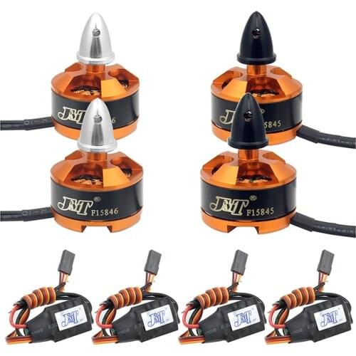 JMT BLHeli 12A Brushless ESC + 1806 2400KV Brushless Motor for FPV Racing Drone Quadcopter