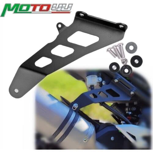 For KAWASAKI Ninja400 NINJA 400 Iron Exhaust Hanger Motorcycle Exhaust bracket Inkjet coating Ninja400 2018 2019 2020