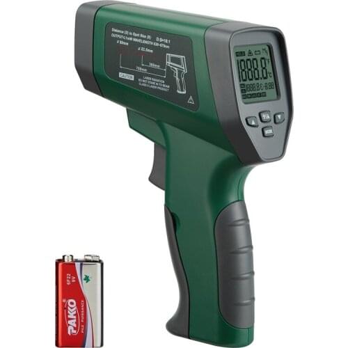 Inkbird Infrared Thermometer(Not for Human) 16:1 DS Rate Laser Grip -50℃～750℃ Non-Contact Digital Temperature Gun with Alarms