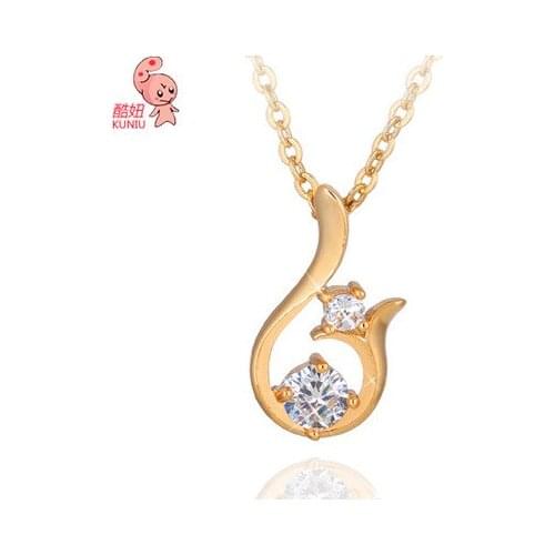 Kuniu Cat Shape Alloy Zircon Metal Material Cute Lovely Style Birthday Shopping Occasion Friend Lover Gifts Fashion Jewelry