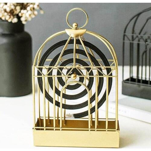 Metal Mosquito Coil Holder 2Pcs,Retro Insect Mosquito Coil Bracket Incense Sandalwood Fire And Wind Protection