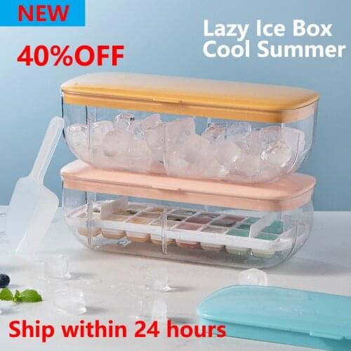 Multifunctional Ice Cube Mold With Storage Box To Send Ice Shovel Suitable For Bars Restaurants Coffee Beverages Store Essential