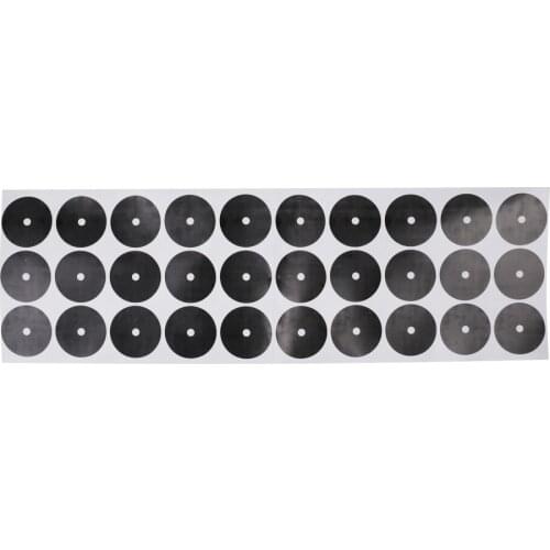 Set of 96/30Pcs 1.2/3CM Black Round Pool Table Spot Marking Stickers - Self Adhesive Indoor Game Snooker Stickers Accessory