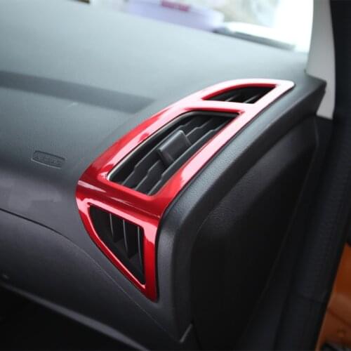 2Pcs/Set ABS Air Conditioning Vent Sequins Air Conditioner Vents Sticker for Ford Focus 3 4 2012 2013 2014 2015 2016 2017