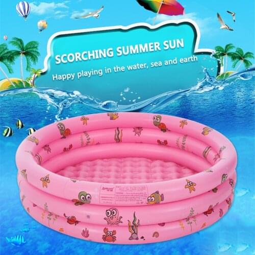New Children Inflatable Swimming Pool Indoor Outdoor PVC Portable Water Play Crocks Baby Inflatable Pools Children Basin Bathtub