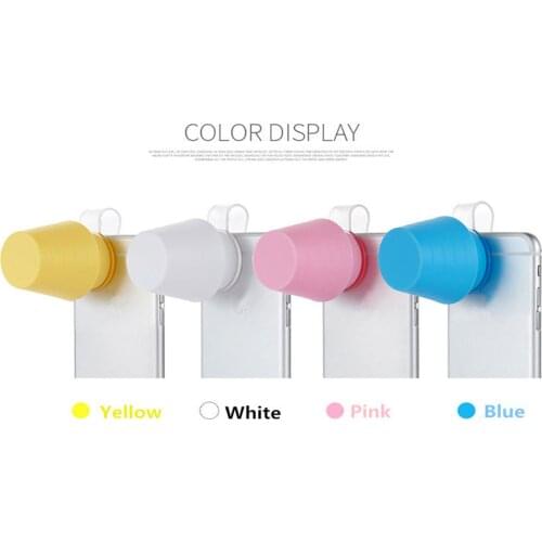 Novelly Gift Silicone Mobile Phone Bracket Night Light Lampshade Multi-function Bookmark Bedroom Bedside LED Small Table Lamp