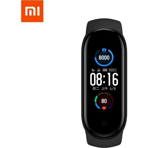 NEW Xiaomi Mi Band 5 Fitness Bracelet Magnetic Charge 24h Heart Rate Sleep REM Nap Step Swim Sport Monitor Remind Alarm Miband 5