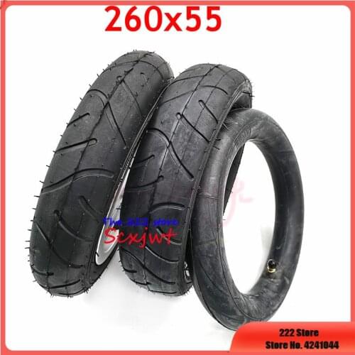 260x55 Tyre Tube 10 inch wheel Fits Children Tricycle, Baby Trolley, Folding Baby Cart, Electric Scooter, Childrens Bicycle