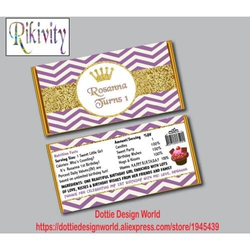 Custom Baptism Christening Hershey Chocolate Candy Bar Wrapper Water Bottle Wine Label Wedding Baby Shower Birthday Decoration