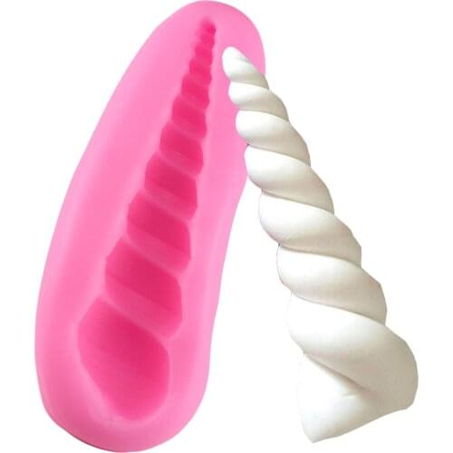 3D Unicorn Head Horn Form Silicone Molds Fondant Soap Moulds Cake Decorating Tools Kitchen Pastry Baking Tools