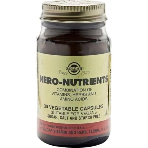 Solgar Nero Nutrients 30 Capsules