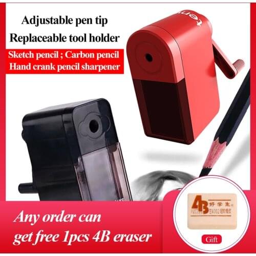 Tenwin Hand Crank Pencil Sharpener sketch pencil Carbon pencil pencil sharpener Mechanical Sharpener School Stationery Tenwin