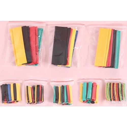 Wire Shrink Wrap Tubing Wire Heat Shrink Tube Kit Insulation Electrical Colored Assortment Electronics Protection164Pcs