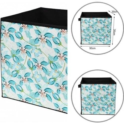 Convenient High-quality Foldable Sundries Storage Box Cube Non Woven Fabric Storage Basket Neat for Underwear