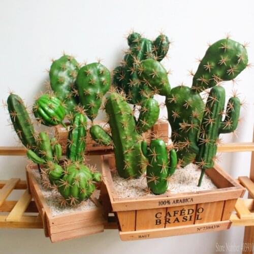 Foreign trade excellent product artificial succulent plant cactus green plant desktop creative DIY fake plant table holiday home