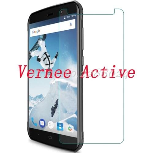 Smartphone 9H Tempered Glass for Vernee Active 5.5" Explosion-proof Protective Film Screen Protector cover phone