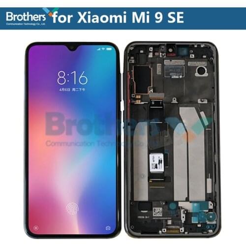 AMOLED LCD Screen for Xiaomi Mi 9 SE LCD Display for Xiaomi 9 SE With Frame Touch Screen Digitizer LCD Assembly Original Tested