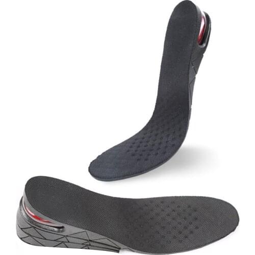 1 Pair 3-Layer Adjustable Height Increase Insole Heel Lift Gain Altitude Shoe Pads Best Sale-WT