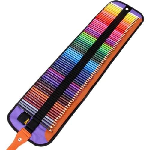 36/48/50/72 Colors Water Soluble Color Lead Paint Brush Pencil Hand-painted Watercolor Drawing Sketching Kit HX6A