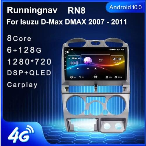 4G LTE Android 10.1 For Isuzu D-Max DMAX 2007 2008 2009 2010 2011 Car Radio Multimedia Video Player Navigation GPS