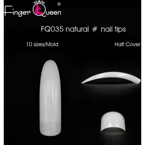 500pcs Fake Nails ​Nude/Natural Nail Tips UV Gel French False Nail Suitable for Professional Salon or Home Use Acrylic Nail Tips
