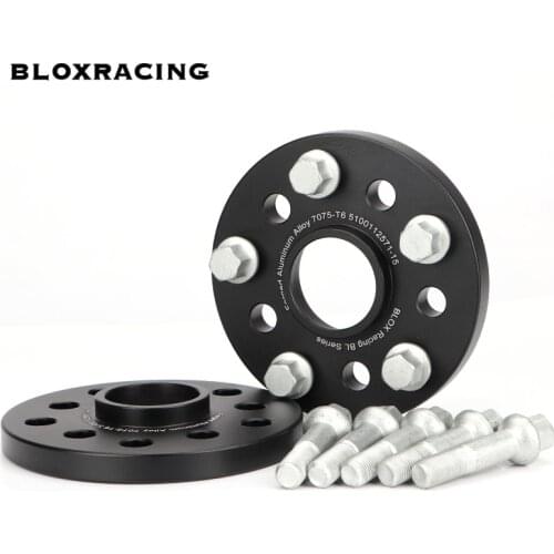 2/4Pieces 15/20mm 7075 aluminum forged wheel spacers adapters PCD 5x100/5x112 CB = 57.1mm ID = OD, Suitable For Vw Audi M14x1.5