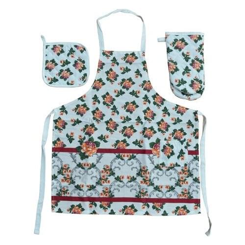 Belnido Home Holland Printed Cotton Waterproof Kitchen Apron Set MFS00007