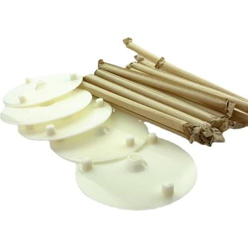 Double-layer cake piling bracket Multi-layer piling gasket support frame straw 6-inch 8-inch cake bottom use