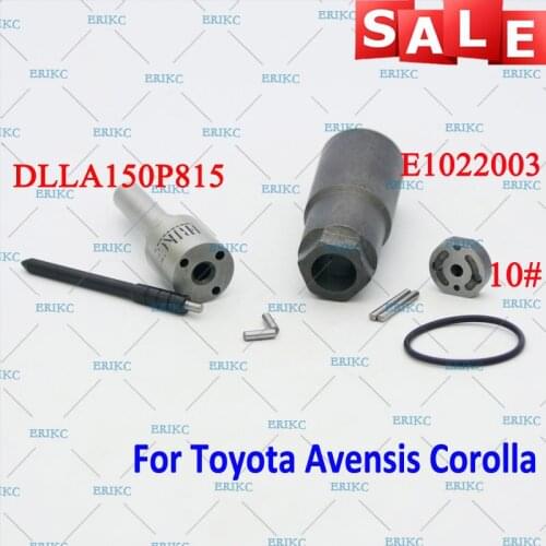 ERIKC DCRI107580 Injector Overhaul Repair Kits Nozzle DLLA150P815 Valve Plate 10# Pins Sealing Ring For Toyota Avensis Corolla
