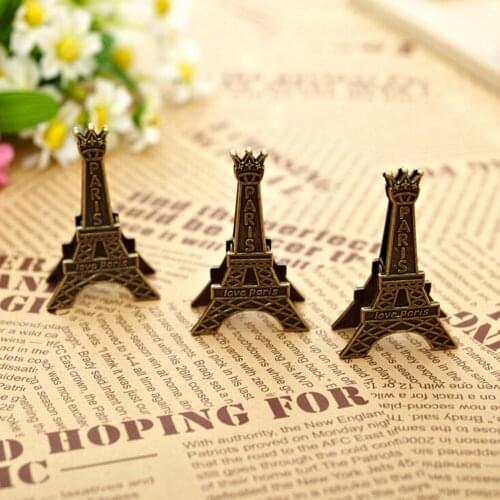 Eiffel Tower Decoration Photo Memo Clip Stand Display Holder Card Hom