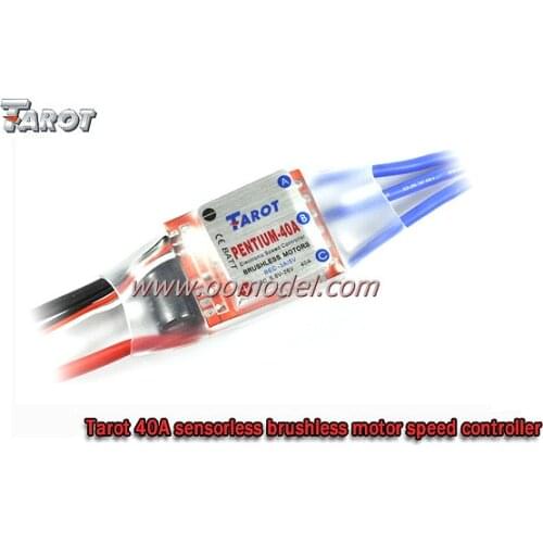 Tarot 450 parts 40A Sensorless Brushless motor speed controller TL2345 RC Helicopter Tarot 450 spare parts FreeTrack Shipping