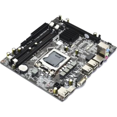 H55 Motherboard LGA1156 DDR3 Supports 8G SATA2.0 PCI-E X16 for LGA1156 Server Series