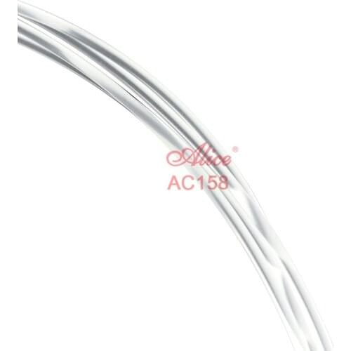 Alice AC158 Classical Guitar String Set, Crystal Nylon & Carbon (G), Sliver Plated Copper Winding, Anti-Rust Coating