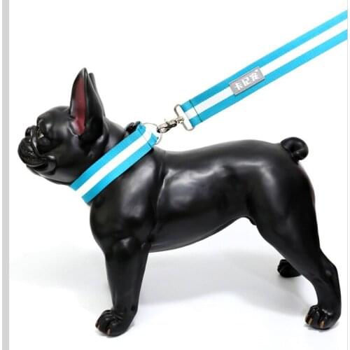 New Pet Fashion Classic Striped Belt Adjustable Collar for Small and Medium Pet Supplies, Available in Three Colors