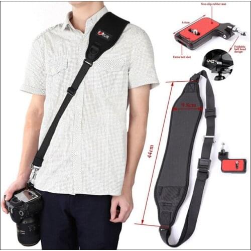 Foleto Focus F-2 Camera Strap Rapid Quick Single Shoulder Black Belt Strap with F2 plate for canon nikon sony pentax DSLR camera