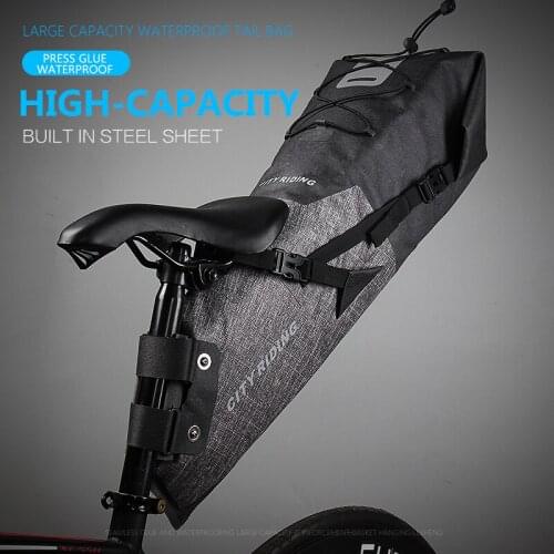 Mountainpeak 2019 Bike Waterproof Package Large Capacity In The Back Seat Bag Cycling Bag Foldable Tail Rear Bag