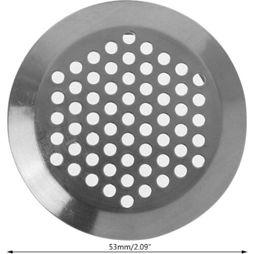 Air Vents Stainless Steel Round Vent Mesh Hole for Cabinet Bathroom Kitchen AUG889