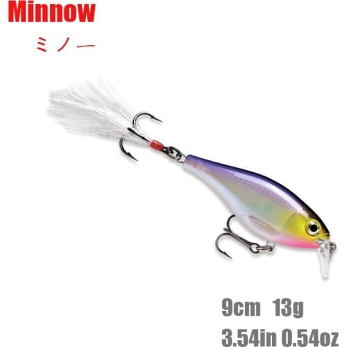 1Pcs Minnow Fishing Lures Hard Bait 9cm 13g Jig wobbler Bass Pike Lure Plastic Artificial Baits for Fishing Tackle Hot Sale