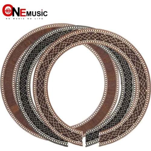 10pcs Classic Guitar BassWood Soundhole Rosette Inlay Guitar Body Project Parts