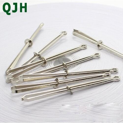 10Pcs Steel Sewing DIY tools wear elastic band Wear belt Stitch wear elastic clip Handle Craft Sewing Tool Cross-stitch Tools
