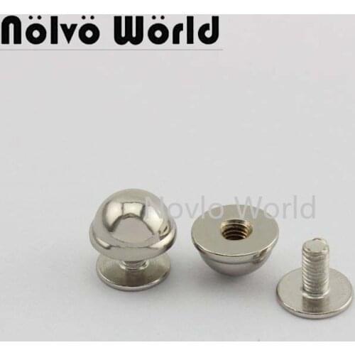 10 pieces, high quality handbags hardware metal accessories thick flank the pacifier nail luggage belt screw fittings solid nail