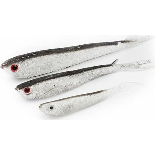 100Pcs 3d Eye Fishing Soft Bait 10cm 13cm Plastic Worm Lure Silicone Baits Swimbait Shad Wobbler Isca Artificial Whopper Plopper