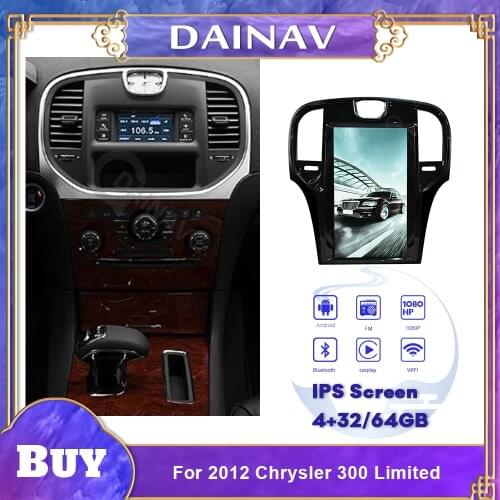 2 Din Android Car Radio GPS Navigation For 2012 Chrysler 300 Limited Autoradio Player HD Screen Tesla Style Head Unit