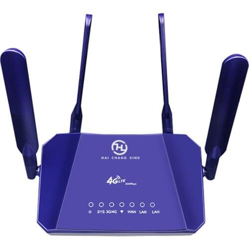 HCX H907 4G Router Wireless 1 lan port 4g Wifi Modem MIFIs 150Mbps LTE 3G UMTS LCD Display screen Home routers