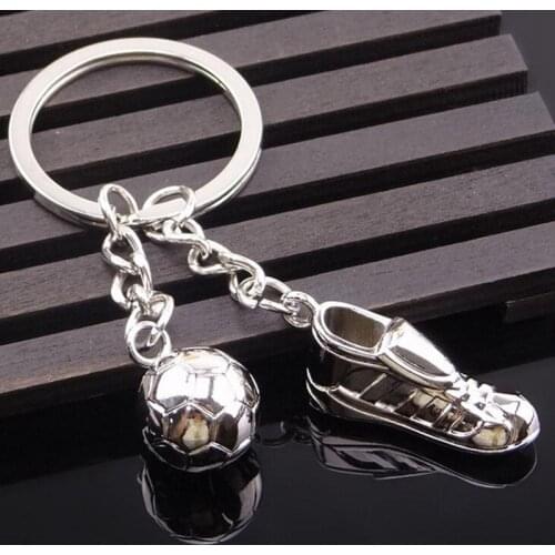Creative Football Shoes Football Keychain Fashion Men and Women Personality Unique Key Ring Simple and Versatile Gift Pendant