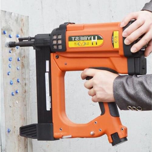 Decorative Concrete Gas Nail Gun GSR40 Adjustable Cordless Fast Air Nailer